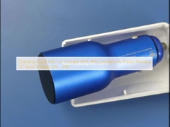 Carregamento rápido Carregador de carro USB com conectividade Wifi Casca de plástico DC Voltagem de entrada 12V - 24V